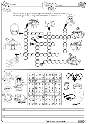 Crucigrama y Sopa CE-CI Montessori